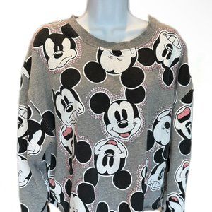 Mickey Mouse Sequin Embellished Sweater sz XL